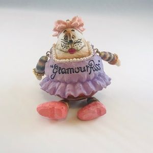 3/$20 Fat Cat Glamor Puss Christmas Ornament